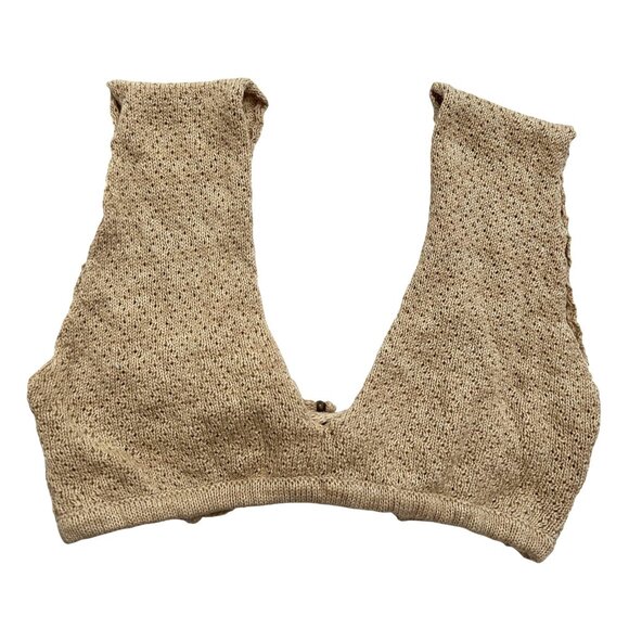 Flook The Label Amaris Crop Top in Sand - Picture 1 of 5